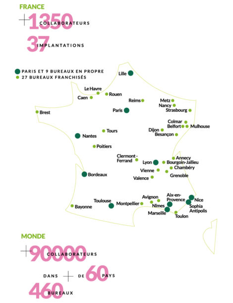 Carte CBRE France et chiffres