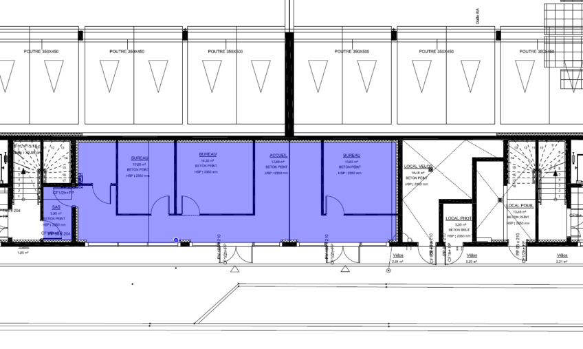A VENDRE – BREST PORT DE COMMERCE  – BUREAUX DE 768 M2 - 1727