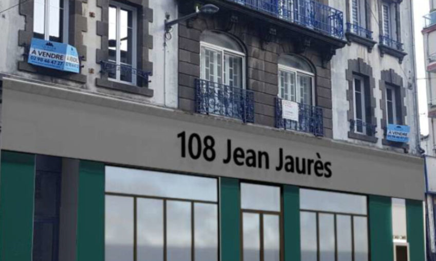 A LOUER – BREST CENTRE VILLE  SECTEUR JAURES – BUREAUX DE 580 M2 - 1739