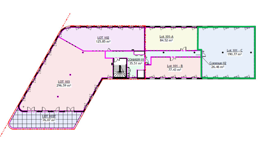 A VENDRE / ALOUER – CONCARNEAU ZONE DE COLGUEN – BUREAUX DE 190 M2 - 1123