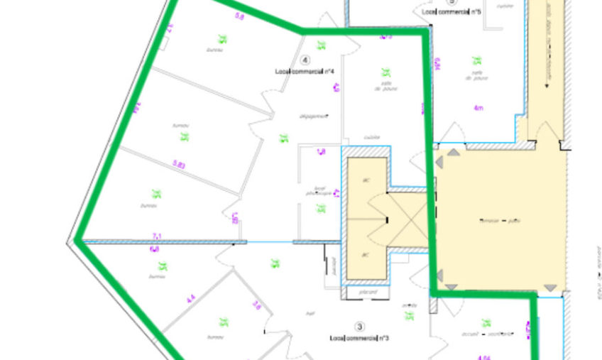 A LOUER – GOUESNOU – MESCADIOU – BUREAUX 270 M² - 1742