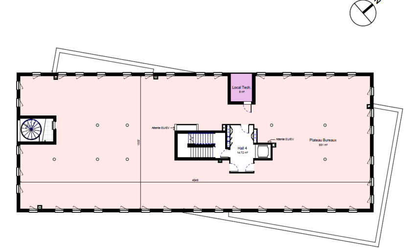A VENDRE – GUIPAVAS PRAT PIP – BUREAUX NEUFS DE 551M² - 1832