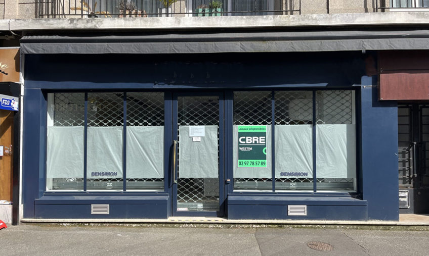 Beau local commercial à louer – centre ville LORIENT - 1869