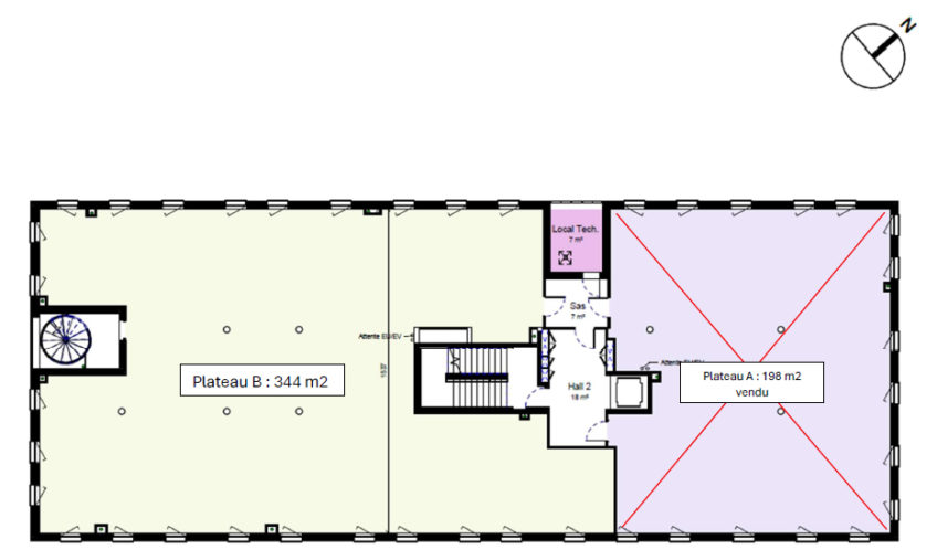 A VENDRE – GUIPAVAS PRAT PIP – BUREAUX NEUFS DE 344 M² - 1411