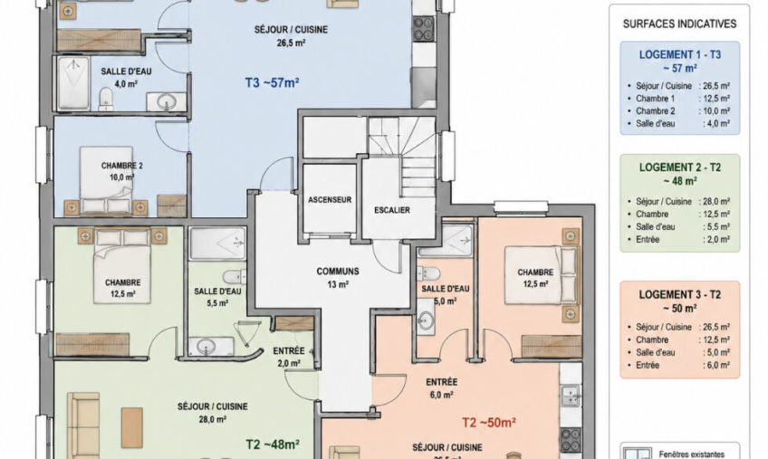 A VENDRE IMMEUBLE BREST QUARTIER SIAM - 1587