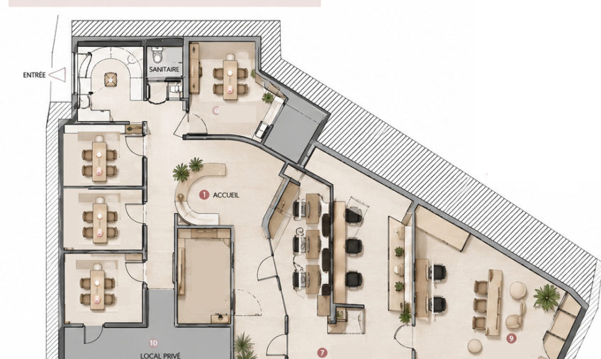 A VENDRE- LOCAL PROFESSIONNEL – CENTRE VILLE PROCHE JAURES – 195 M2 - 1637
