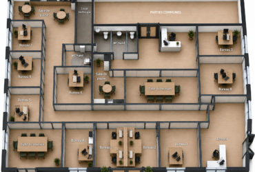 A LOUER – SAINT RENAN – CELLULE PROFESSIONNELLE DE 295 M²