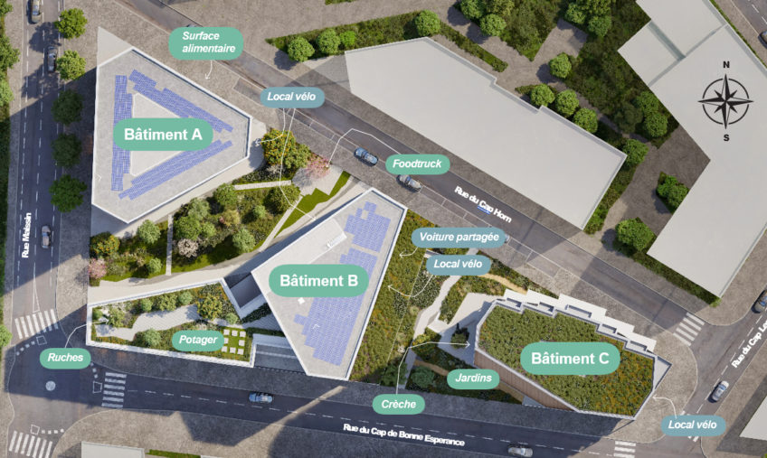 A VENDRE / A LOUER – BREST LES CAPUCINS – BUREAUX NEUFS  DE 303 M² - 1760