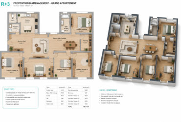 À vendre – Triangle d&rsquo;Or – Hyper centre de Brest – Appartement 156 m²