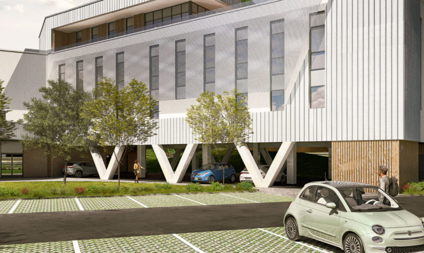 A VENDRE – LE RELECQ KERHUON – BUREAUX NEUFS  DE 107 M² - 1986