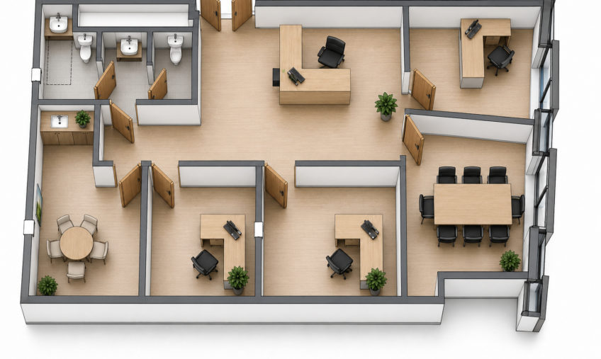 A LOUER – SAINT RENAN – CELLULE PROFESSIONNELLE DE 97 M² - 1975