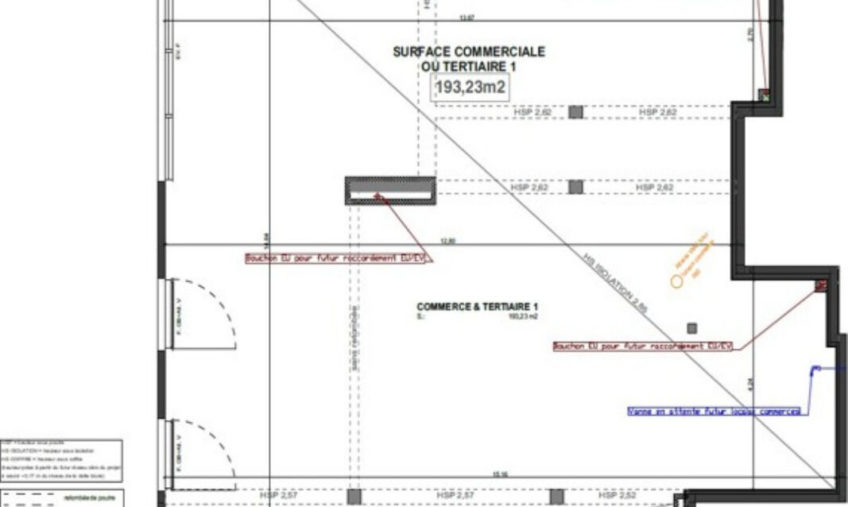 A VENDRE – CENTRE DE LANDERNEAU – CELLULE PROFESSIONNELLE DE 193 M² - 1794