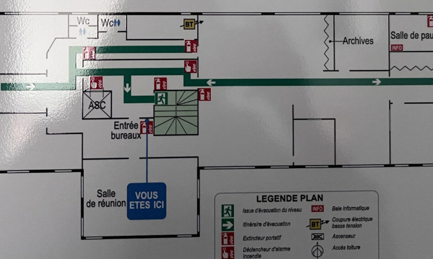 A LOUER – BREST PORT DE COMMERCE –  BUREAUX DE 360 M2 - 2062